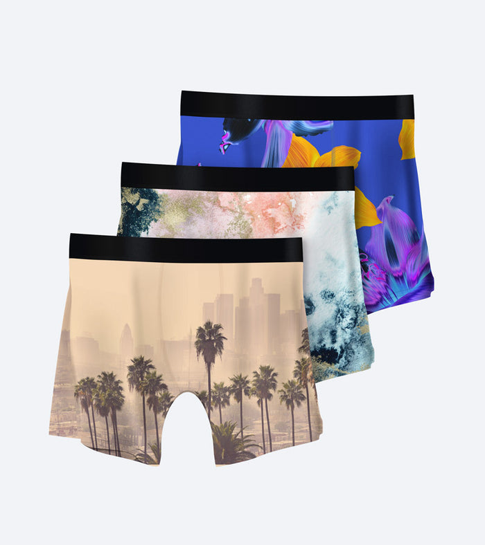 Lalaland, Nebula, Psychedelic Boxer Briefs 3-Pack
